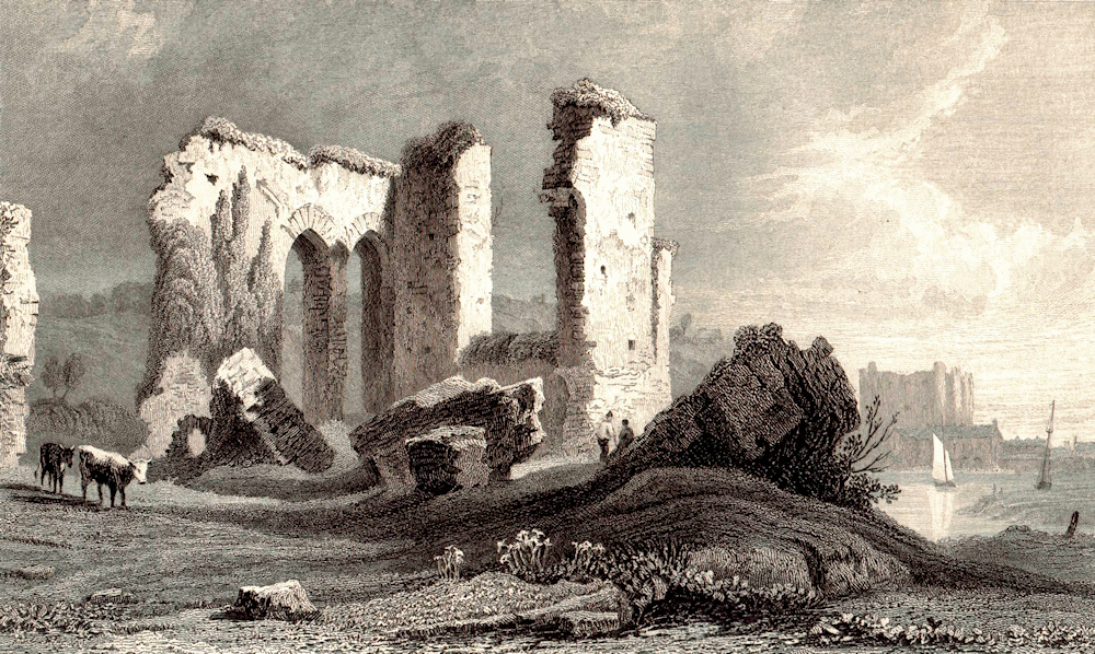Remains of the Priory Haverfordwest Henry Gastineau